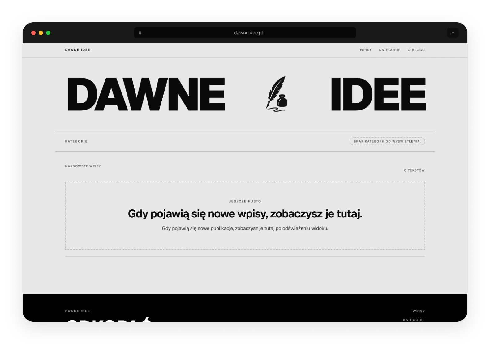 Dawne Idee publishing website